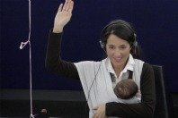 Estela and baby for maternity leave vote small.jpg